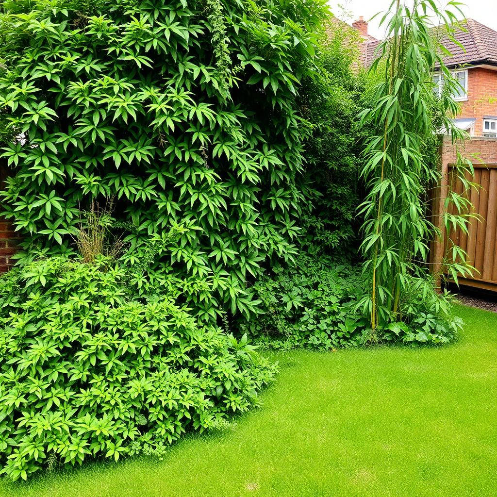 Property surveyor inspecting a UK home garden with clipboard